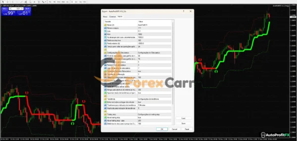 AutoProfit FX EA settings