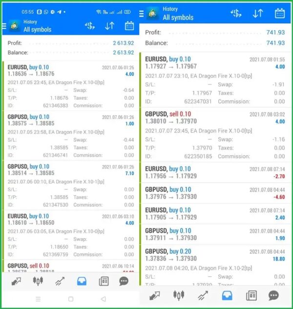 EA Dragon Fire Results