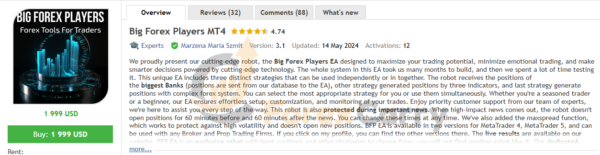 Big Forex Players MT4