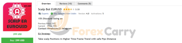 Scalp Bot EURUSD MT4